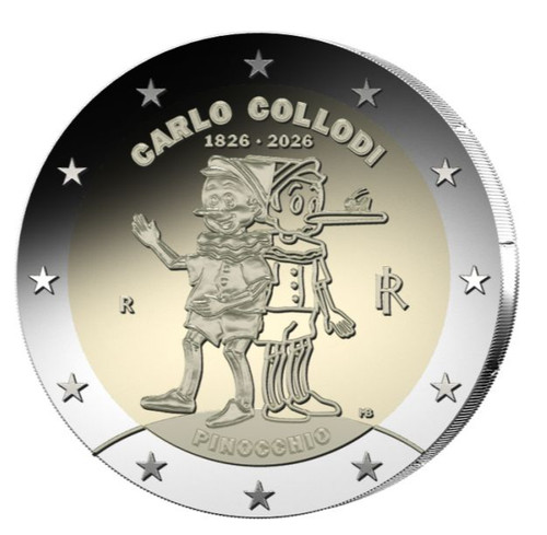 Euro commemorativo italia - 2,
