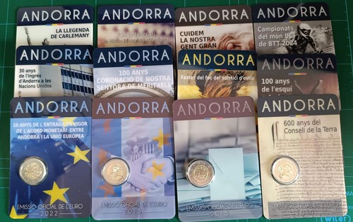 Euro commemorativi andorra - commemorativi,