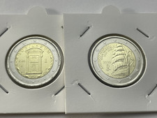 Due monete 2 Euro ITALIA 2025