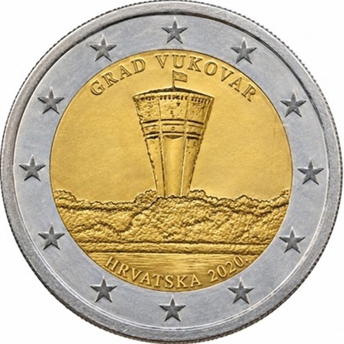 Euro commemorativo croazia - 2,
