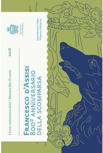 Euro commemorativo san - 2,