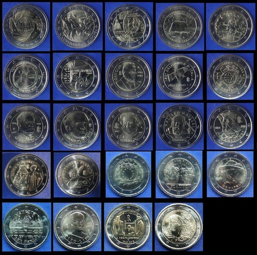 Euro commemorativi italia bu - euro,